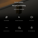 White Mini USB Aromatherapy Diffuser with Flame Projection - Portable Humidifier for Home and Car Use - RnR Galore