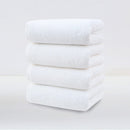 White Plush Cotton Hand Towel Set (4 - Pack) - Ultra Soft, Absorbent & Quick - Drying Face Towels for Bathroom - RnR Galore