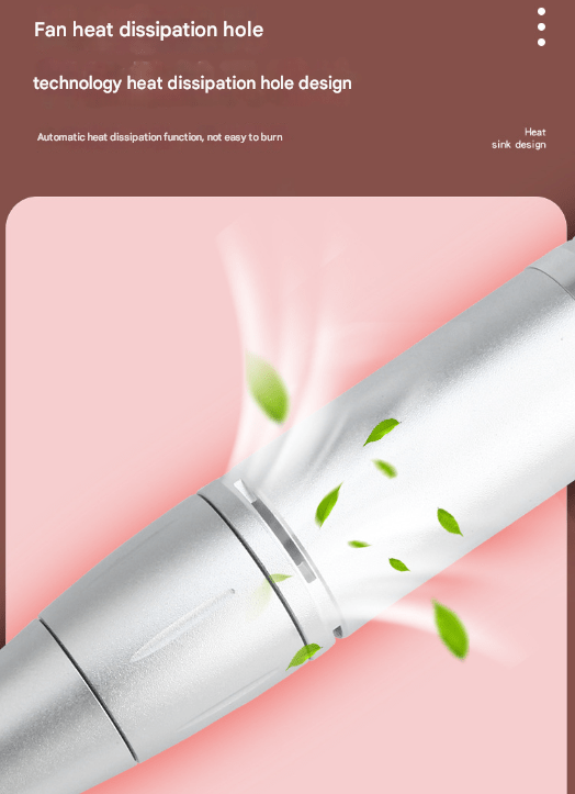 White Professional Rechargeable Nail Drill Machine - 45000RPM Portable E - File Kit for Acrylic, Gel, Polishing & Manicure - RnR Galore