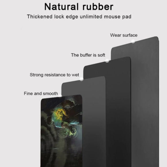 Wireless Charging Qi Mousepad 800x300x4mm Non - slip Rubber Base - RnR Galore