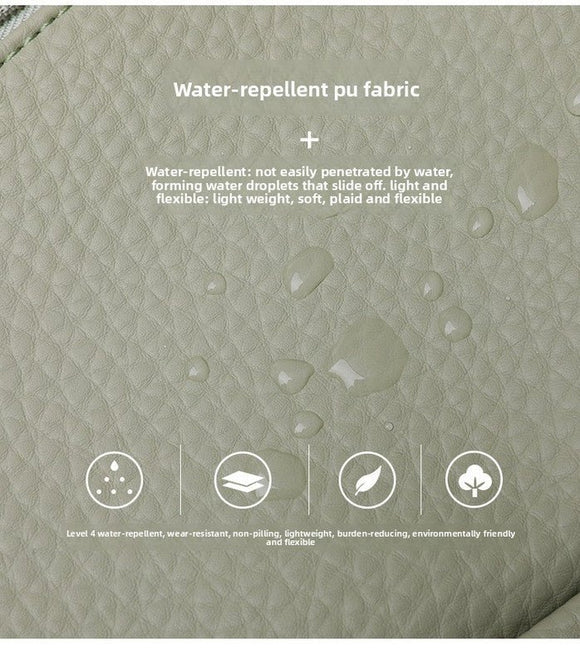 Women's Soft PU Leather Sling Bag Crossbody Chest Purse with Adjustable Boho Strap - Lightweight Multi - Pocket Shoulder Daypack for Travel & Daily Use - White - RnR Galore