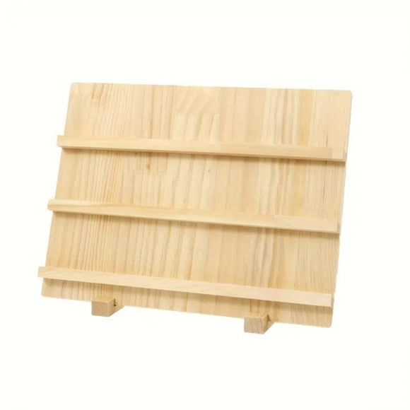 Wooden Earrings Display Rack Multi Tier Jewelry Stand Organizer Earrings Holder - 3 - Tier - RnR Galore