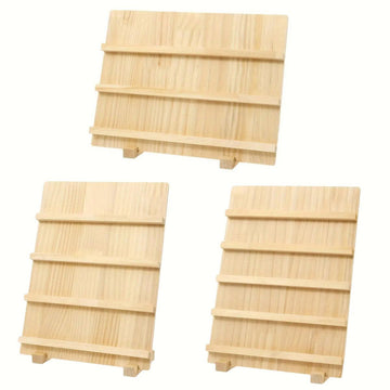 Wooden Earrings Display Rack Multi Tier Jewelry Stand Organizer Earrings Holder - 5 - Tier - RnR Galore