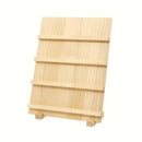 Wooden Earrings Display Rack Multi Tier Jewelry Stand Organizer Earrings Holder - 5 - Tier - RnR Galore