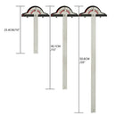 Woodworking Edge Ruler Protractor Angle Measuring Tool Carpenter - 15 inch - RnR Galore