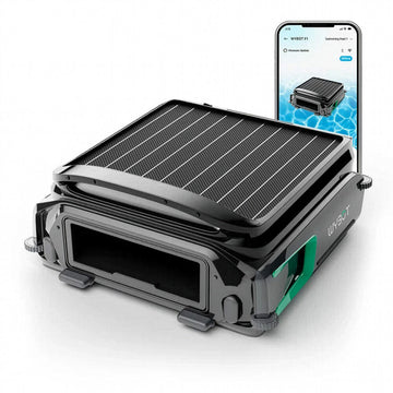 WYBOT F1 Solar Robotic Pool Skimmer, Large 7L Basket, APP Control and Customisable Route, Automatic Cleaner of Leaves and Fine Debris - RnR Galore