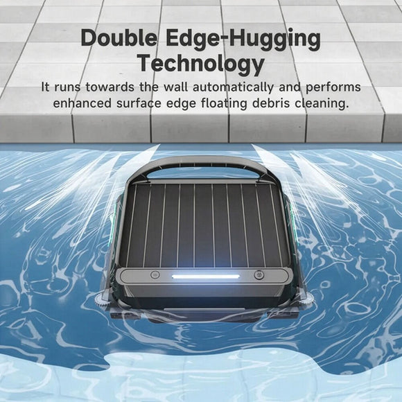 WYBOT F1 Solar Robotic Pool Skimmer, Large 7L Basket, APP Control and Customisable Route, Automatic Cleaner of Leaves and Fine Debris - RnR Galore