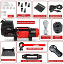 X - BULL Electric Winch 12V 6000LBS Synthetic Rope Wireless remote ATV UTV Boat Trailer 4WD - RnR Galore