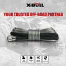 X - BULL Synthetic Dyneem Rope 5.5MM x 13M SK75 Car Tow Recovery Winch Cable Line - RnR Galore