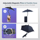 Yellow Magnetic Phone Umbrella Sun Shade - Clear Outdoor Screen Visor, Anti - Glare Mini Parasol for iPhone - RnR Galore