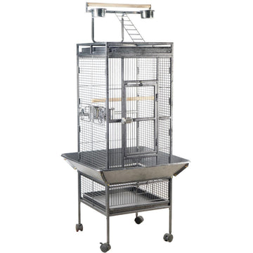 YES4PETS 153 cm Large Bird Budgie Cage Parrot Aviary With Metal Tray and Wheel - RnR Galore