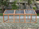YES4PETS 250 CM Large Chicken Coop Run Guinea Pig Cage Villa Extension Rabbit Hutch House Pen - RnR Galore