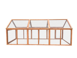YES4PETS 250 CM Large Chicken Coop Run Guinea Pig Cage Villa Extension Rabbit Hutch House Pen - RnR Galore