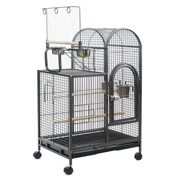 YES4PETS Large Bird Budgie Cage Parrot Aviary Carrier With Wheel - RnR Galore