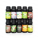 10 Pack Aroma Diffuser Oils Aromatherapy Fragrance 10ml Gift Pack - RnR Galore