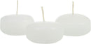 10 Pack of 6 Hour White Floating Candles - 5.8cm diameter - wedding party decoration - RnR Galore