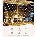 1000 LED Christmas Lights 4mx6m Net String Light Warm White Jingle Jollys - RnR Galore