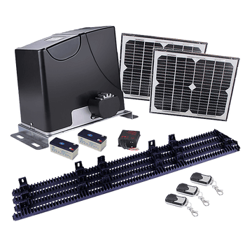 1000KG Auto Solar Slide Sliding Gate Opener Automatic w 4m Rail - RnR Galore