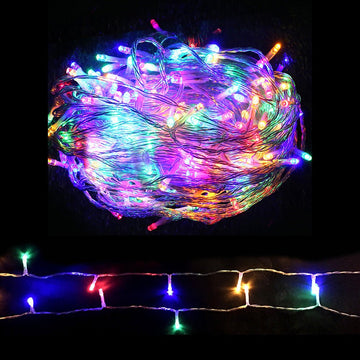 100M Christmas Lights String Fairy Light 500 LED Colourful Jingle Jollys - RnR Galore