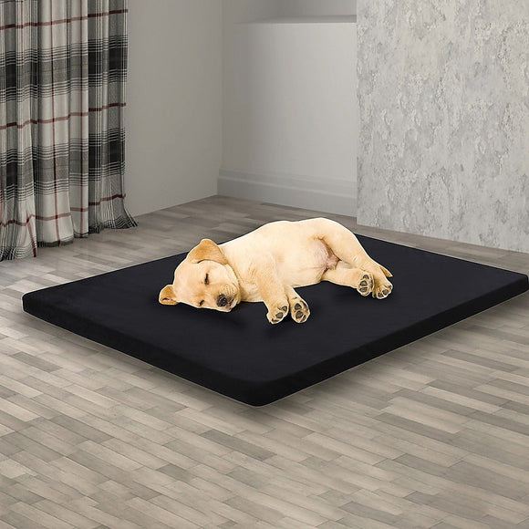 110CM XL Pet Bed Mattress Dog Cat Memory Foam Pad Mat Cushion - RnR Galore