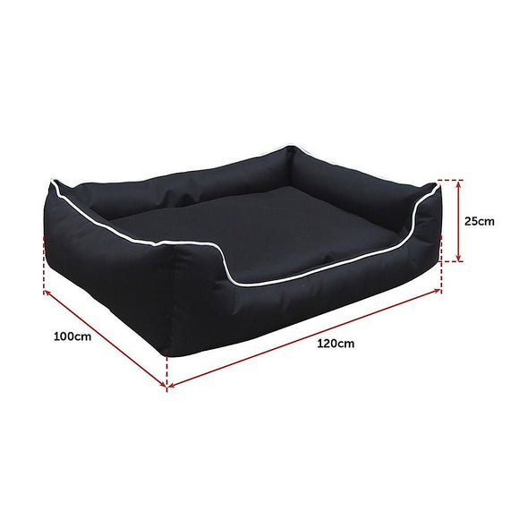 120cm x 100cm Heavy Duty Waterproof Dog Bed - RnR Galore