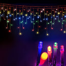 12.5M Christmas Lights Solar Icicle String Light Multi Colour Jingle Jollys - RnR Galore