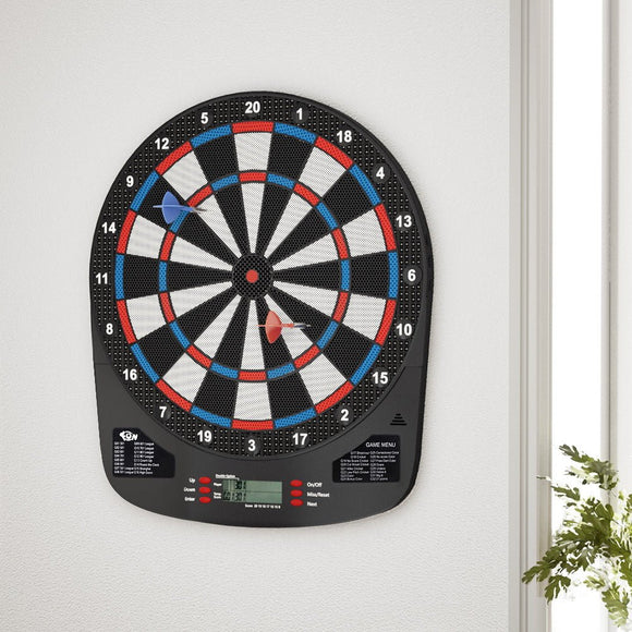 13.5" Electronic Dartboard Dart Board 32 Games Soft Dart Party Game Target Sport - RnR Galore