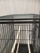 161 cm Bird Cage Parrot Aviary Pet Stand - alone Budgie Perch Castor Wheels - RnR Galore