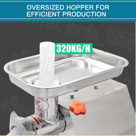 1.63HP Commercial Meat Mincer - Electric Grinder & Sausage Maker Filler 1200W - RnR Galore