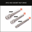 16Pc Socket Bit Adaptor Set Power Drill Nut Driver Extension Screwdriver Bits - RnR Galore