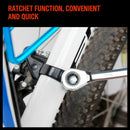 17Pc Ratchet Spanner Set Metric Combination Wrenches Open End Ring CR - V 8 - 24mm - RnR Galore