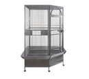 185cm XXL Corner Bird Cage Pet Parrot Aviary Perch Castor Wheel - RnR Galore