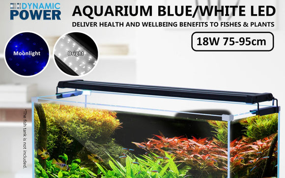 18W Aquarium Blue White LED Light for Tank 75 - 95cm - RnR Galore
