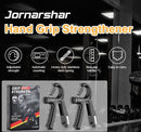 2 Pack Adjustable Hand Grip Strengthener for Hand Grip Strength and Wrist Rehabilitation (Resistance 5 - 60 kg) - RnR Galore