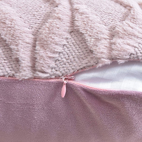 2 Pack Decorative Boho Throw Pillow Covers 45 x 45 cm (Pink) - RnR Galore