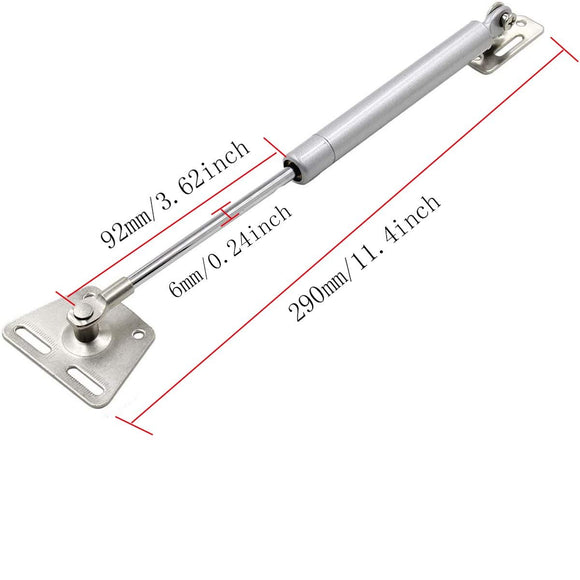 2 Pcs 100N Cabinet Door Hydraulic Hinge Metal Head Lift Support Soft Close & Buffer Telescopic - RnR Galore