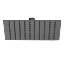 200mm Shower Head Square 304SS Electroplated Matte Black Finish - RnR Galore