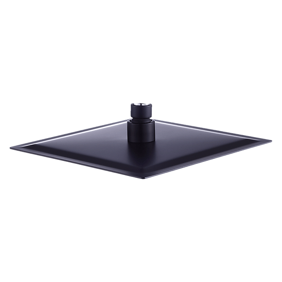 200mm Shower Head Square 304SS Electroplated Matte Black Finish - RnR Galore