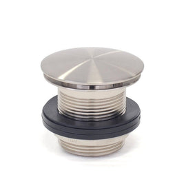 2021 new brushed Nickel Brushed stainless steel Pop Up Waste Plug 40 mm NO Overflow - RnR Galore
