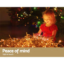 20M Christmas Lights Icicle Light 800 LED Warm White Decor Jingle Jollys - RnR Galore