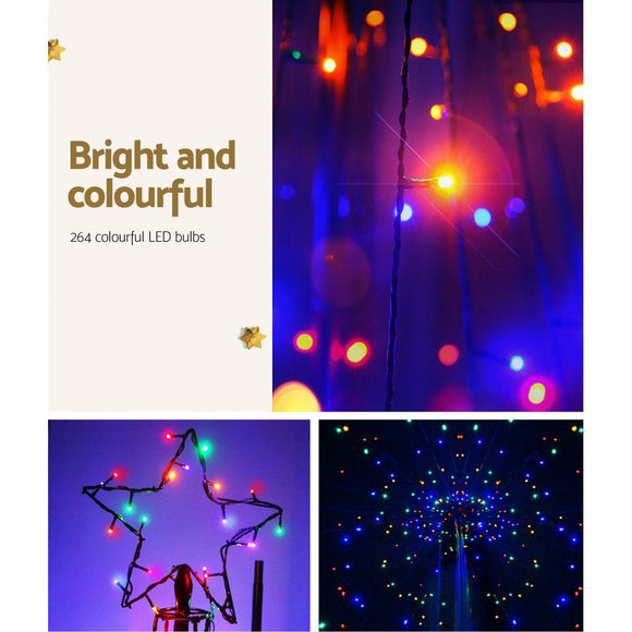 2.1M Christmas Tree 264 LED Solar Jingle Jollys - RnR Galore