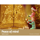 2.1M Christmas Tree LED Solar Warm Jingle Jollys - RnR Galore