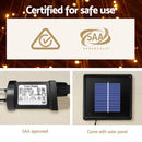 2.1M Christmas Tree LED Solar Warm Jingle Jollys - RnR Galore