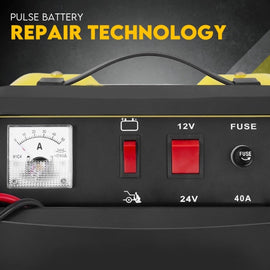 2IN1 Car Battery Charger Jump Starter 12V 24V 40A ATV Boat Tractor - RnR Galore