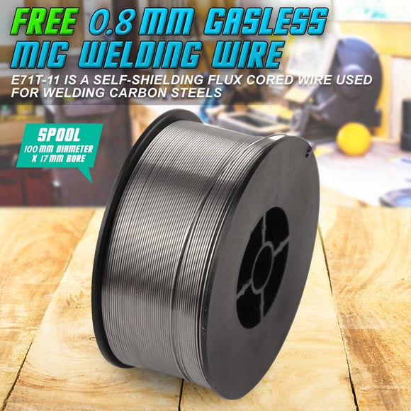 2X Gasless MIG Welding Wire E71T - 11 Flux Cored 0.8mm - RnR Galore