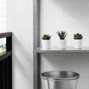3 Pack of Artificial Succulent Potted Plants in White Plastic 6cm Pot Interior Decoration - RnR Galore