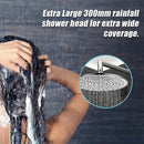 300mm Brass Shower Head Round Chrome Showerhead - RnR Galore