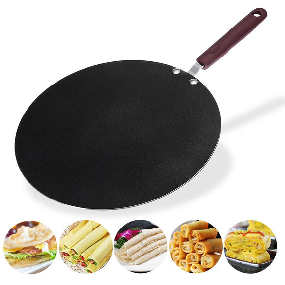 32cm Nonstick Frying Indian Tava Dosa Chapati Pan Flat Skillet Griddle Pan - RnR Galore