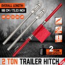 3Pcs 2 Ton Trailer Hitch 186cm Heavy Duty Tow Bar 4wd Trailer Spring Buffer Au - RnR Galore