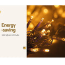 3X6M Christmas Lights Curtain Light Warm White 600 LED Jingle Jollys - RnR Galore
